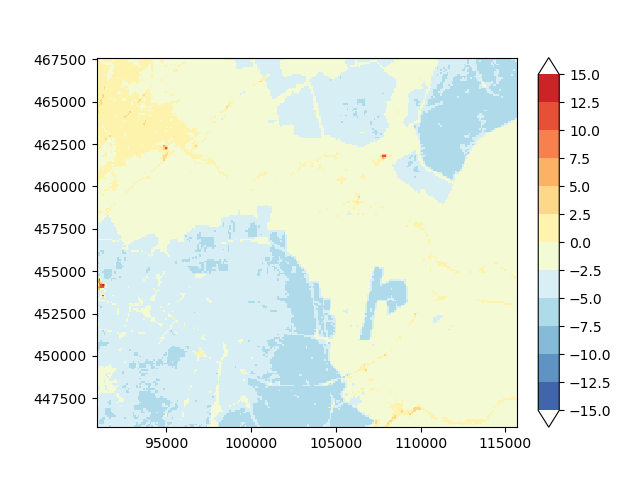 plot map