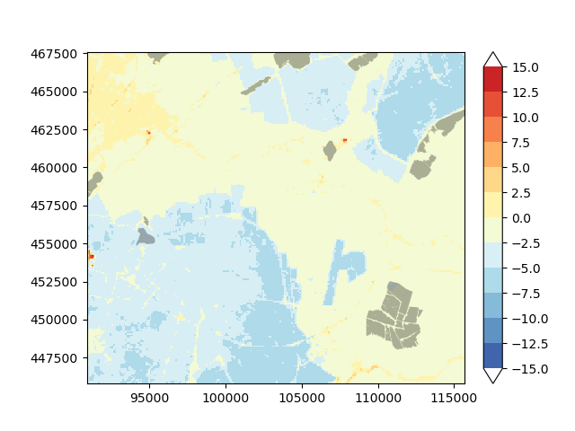 plot map