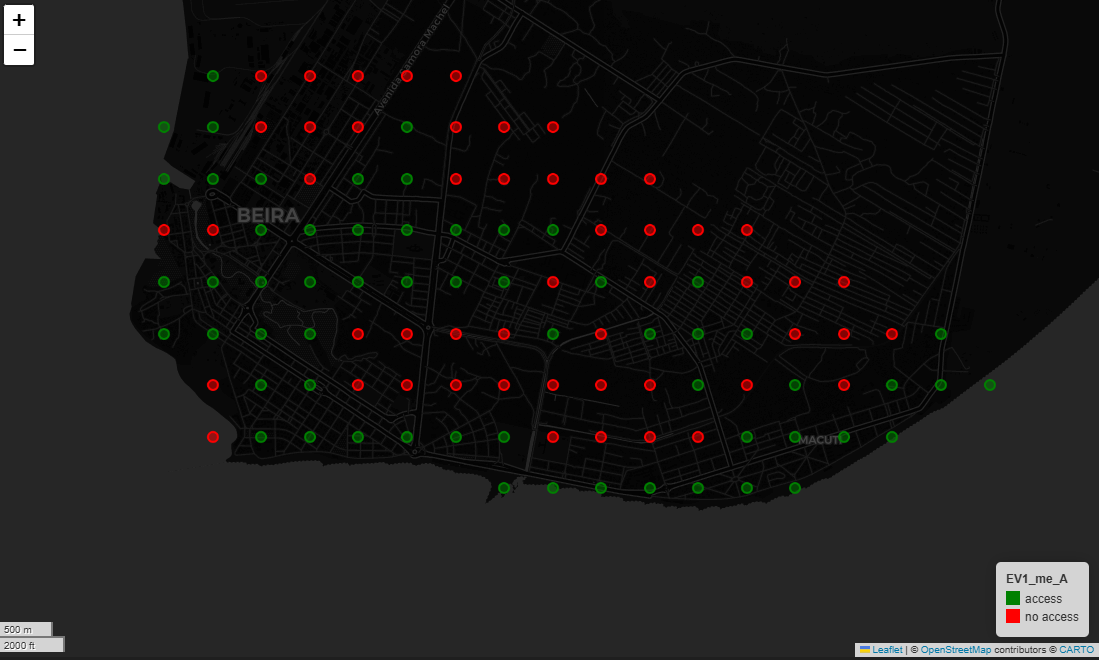Beira: accessibility